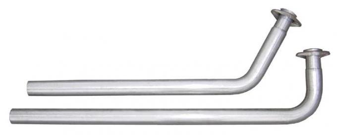 Pypes Exhaust Manifold Down Pipe 78-88 G-Body Chevy Small Block 2.5 inch 2 Bolt Hardware Not Incl Natural 409 Stainless Steel Exhaust DGU10S