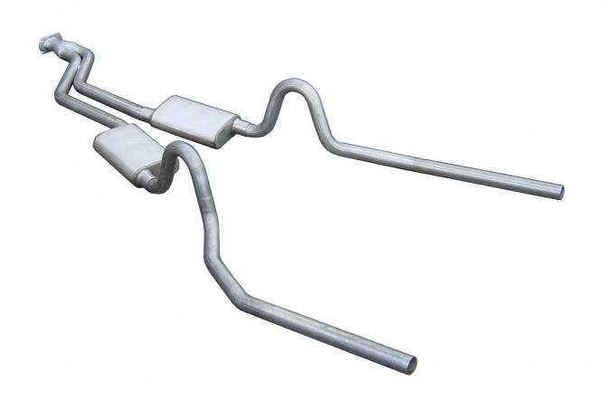 Pypes Cat Back Exhaust System 78-88 GM G-Body Split Rear Dual Exit 2.5 in Intermediate And Tail Pipe Race Pro Mufflers/Hardware Incl Tip Not Incl Natural 409 Stainless Steel Exhaust SGG53R