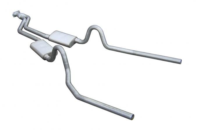 Pypes Cat Back Exhaust System 78-88 GM G-Body Split Rear Dual Exit 2.5 in Intermediate And Tail Pipe Street Pro Mufflers/Hardware Incl Tip Not Incl Natural 409 Stainless Steel Exhaust SGG53S