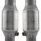 Pypes Crossmember Back w/X-Pipe Exhaust System 78-88 EL Camino Exc SS Split Rear Dual Exit 2.5 in Intermediate And Tail Pipe Muffler And Tip Not Incl Natural Finish 409 Stainless Steel Catalytic Converter Incl Exhaust SGG920E
