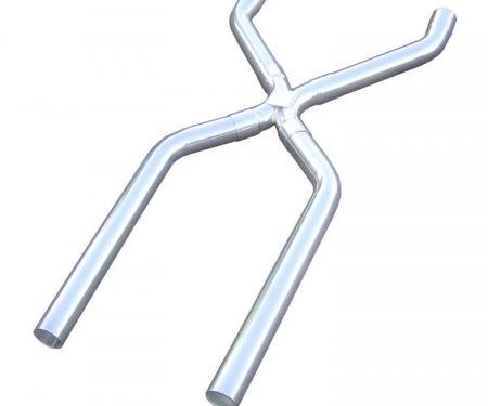 Pypes Exhaust X-Pipe Kit Intermediate Pipe 3 in Crossover Hardware Incl Polished 304 Stainless Steel Exhaust XVA13S