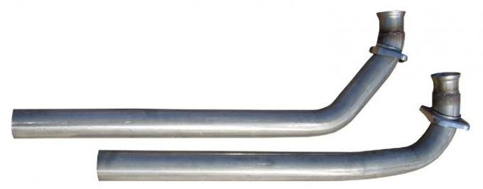 Pypes Exhaust Manifold Down Pipe 2.5 in Standard Manifold 2 Bolt Hardware Not Incl Natural 409 Stainless Steel Exhaust DGF13S