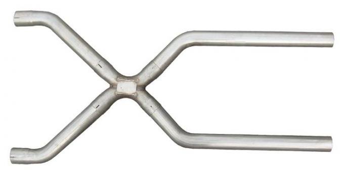 Pypes Exhaust X-Pipe Kit Intermediate Pipe 3 in Crossover Hardware Incl Natural 409 Stainless Steel Exhaust XVA13