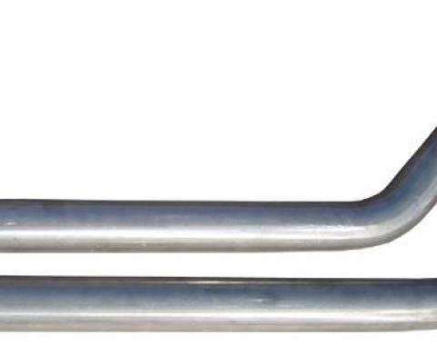 Pypes Exhaust Manifold Down Pipe 2.5 in Standard Manifold 2 Bolt Hardware Not Incl Natural 409 Stainless Steel Exhaust DGF13S