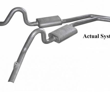 Pypes Cat Back Exhaust System 78-88 GM G-Body Split Rear Dual Exit 3 in Intermediate Pipe And Tailpipe Race Pro Mufflers/Hardware Incl Tip Not Incl Natural 409 Stainless Steel Exhaust SGG51R