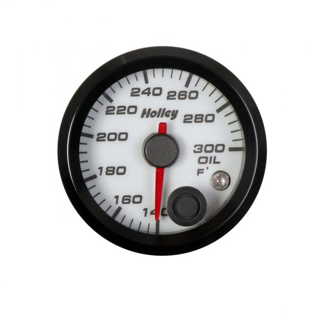 Holley Analog Style Oil Temperature Gauge 26-604W