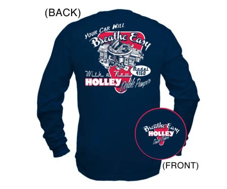 Holley Retro Double Pumper Long Sleeve T-Shirt 10015-XLHOL