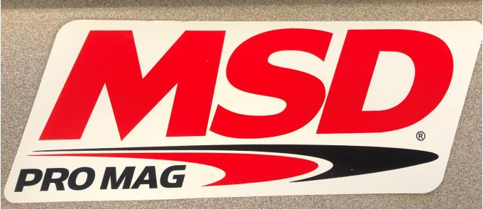 Holley MSD Decal PRO MAG 9296