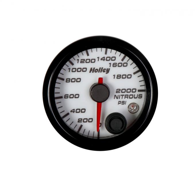 Holley Analog Style Nitrous Pressure Gauge 26-609W