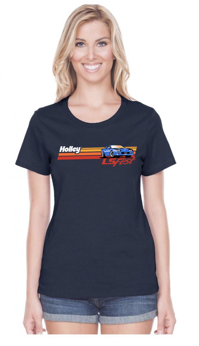 Holley LS Fest Ladies Retro Camaro Stripe 10314-XLHOL