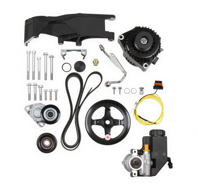 Holley Low LS Accessory Drive System Kit 20-156BK