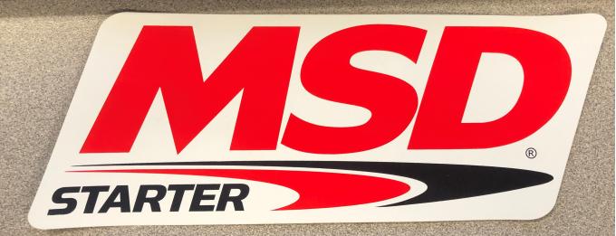 Holley MSD Decal STARTER 9291
