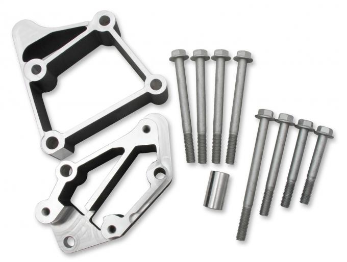 Holley LS Accessory Drive Bracket, Installation Kit for Long Alignment 21-3BK