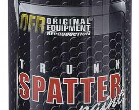 OER Black and Aqua Trunk Spatter Paint 11 Oz. Net Weight K51499