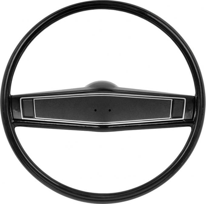 OER 1969-70 Steering Wheel Kit - Black - Black Steering Wheel Shroud *R3492