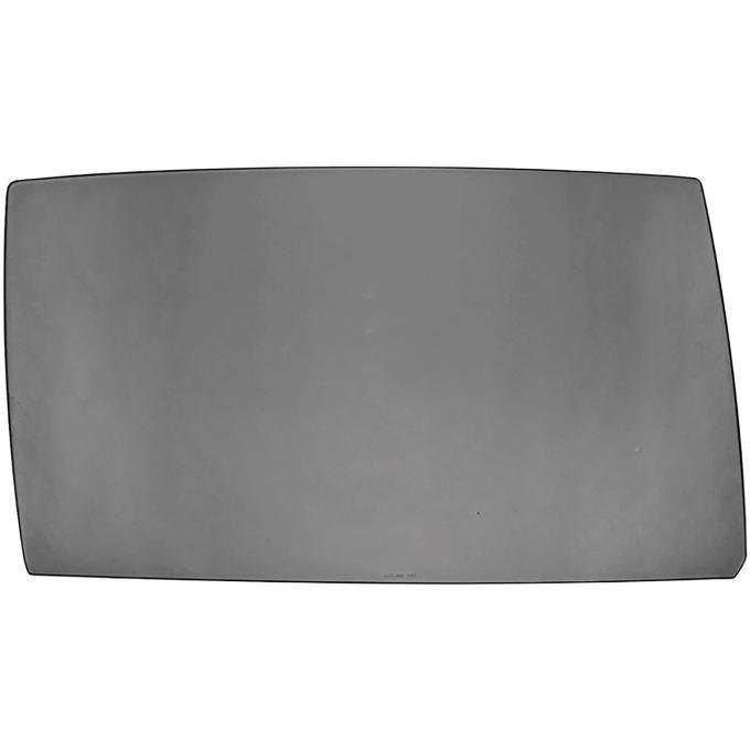 1968-69 Chevrolet Chevelle 300, 1968-72 Buick Special, Skylark, Olds F85, Cutlass, 442, Pontiac GTO, Tempest, LeMans, 2 Door Sedan, Door Glass, RH, Smoke Gray Tint