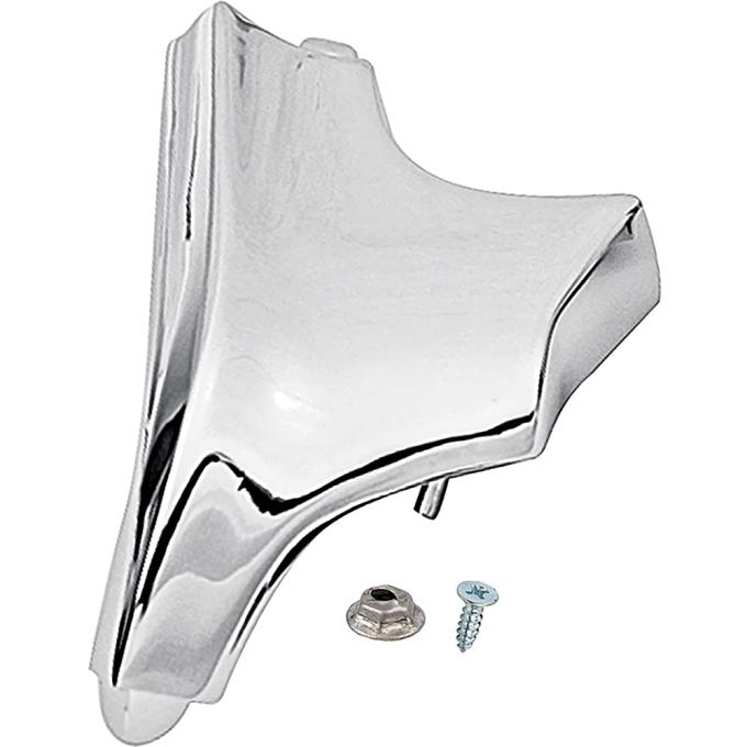 1968-72 Chevrolet El Camino, 1971-72 GMC Sprint, Rear Bed Corner Molding, LH, Chrome
