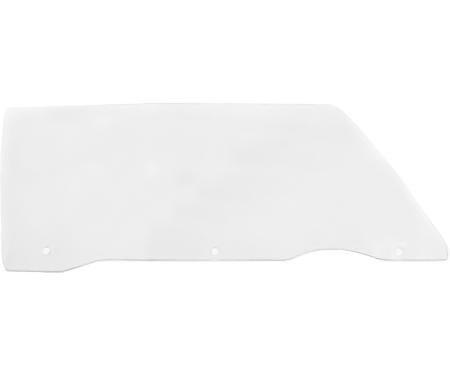 1967-68 Chevrolet Impala, GM Full Size Convertible, Front Door Glass, Clear, RH