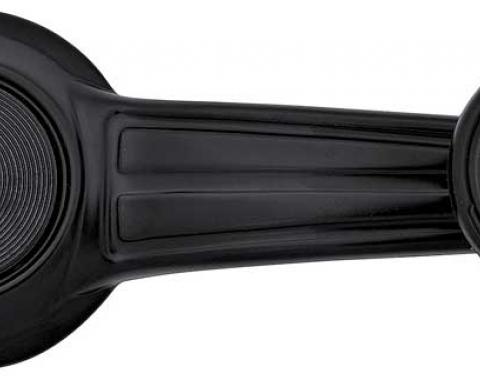 OER 1968-77, GM Cars and Trucks, Black Window Crank Handle with Black Knob, Riveted Design 748723
