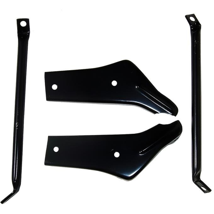 OER 1966-67 Chevrolet Chevelle, Malibu, Rear Bumper Bracket Set, 4 Pieces BP7022V