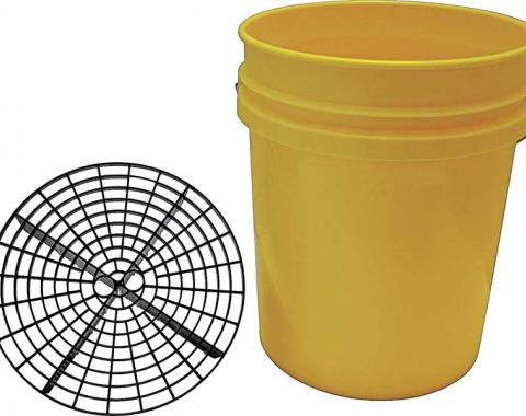 OER Authorized Grit Guard 5 Gallon Yellow Bucket With Grit Guard K89751