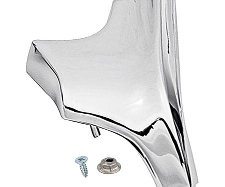 1968-72 Chevrolet El Camino, 1971-72 GMC Sprint, Rear Bed Corner Molding, RH, Chrome