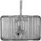 1971-72 Pontiac Lemans, GTO, Fuel Tank, 20 Gallon Capacity, With Filler Neck, With 3 Vent Pipes, Zinc - GM34I