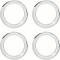 1967-88 GM, Rally Wheel Trim Ring Set, 15" x 7", 2-5/8" Deep Step Lip, Stainless Steel, Set of 4
