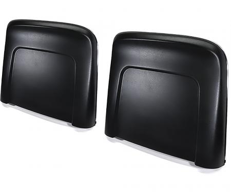 1966 Buick, Cadillac, Chevrolet, Oldsmobile, Pontiac, Strato Bench or Bucket, Seat Back Panels, Black ABS