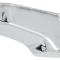 1958-79 Chevrolet Small Block, Chrome Oil Pan, 4 Quart, Driver Side Dipstick Location