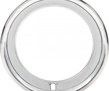 OER 15" Stainless Steel 2-1/4" Deep Rally Wheel Trim Ring for Reproduction Wheels Only TK3125