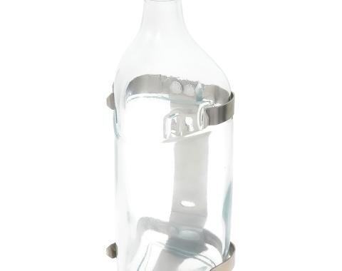 OER 1955-72 Buick, Chevrolet, Oldsmobile, Pontiac, Kleerview Glass Washer Fluid Bottle, with Cap, and Mounting Bracket WB125