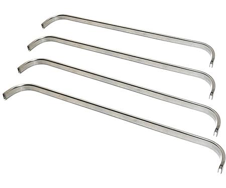 OER 1969 Oldsmobile Cutlass, 442, W30, W31, Under Bumper Scoop Molding Set, 4-Piece Set CW1770T