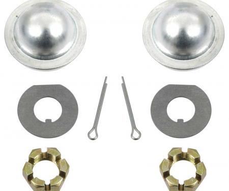 OER 1970-96 GM Car Models - Dust Cap, Cotter Pin, Spindle Nut, & Washer Set 153643