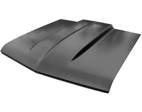 1967 Chevelle, Malibu, El Camino, Cowl Induction Hood, Steel, 2" Rise