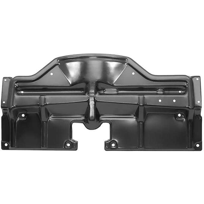 OER 1968-72 Tempest, Lemans, GTO, Radiator Top Plate, Bridge Plate, 1968 Style, Black CS0251G