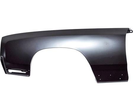 1971-72 Monte Carlo, Front Fender, LH Driver Side, EDP Coated