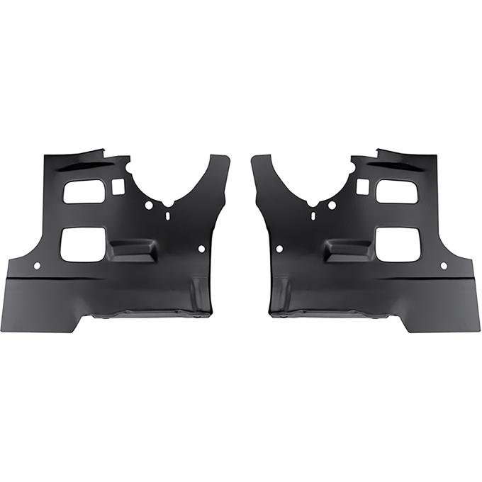 OER 1968-72 Chevelle, Malibu, El Caminio, 1970-72 Monte Carlo, 1971-72 GMC Sprint, Hinge Pillar to Rocker Panel Reinforcement Panels, LH and RH, Replaces GM#'s 8714307, 8714306 8714306P