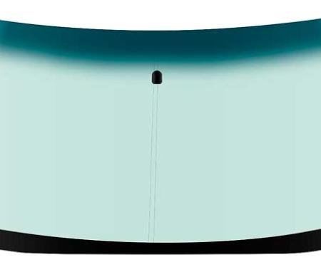 OER 1973-77 Chevelle, Malibu, Century, Regal, LeMans, Front Windshield Glass, with Built-In Antenna, 4 Door Sedan & Station Wagon, Light Green Tint, with Blue/Green Upper Shaded Band DW804T