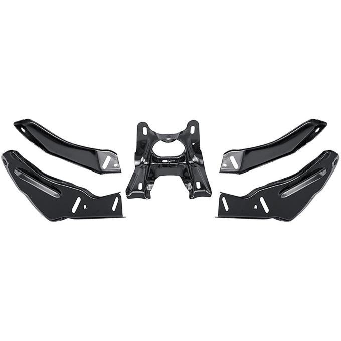OER 1968 Chevelle, Malibu, Rear Bumper Bracket Set, All Models Except Station Wagon, 5 Piece, Replaces GM#'s 3907681, 3907682, 3920093, 3920094, 3913676