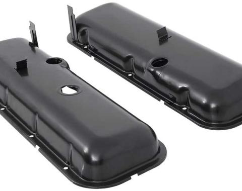 OER 1965-91 Chevrolet, Paintable Valve Covers, 396ci, 409ci, 427ci, 454ci Big Block, with Oil Drippers, Pair VC1220