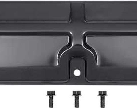 1968-79 Chevelle, El Camino, Nova, Omega, Phoenix, Ventura, Radiator Support Top, For Without AC, Black