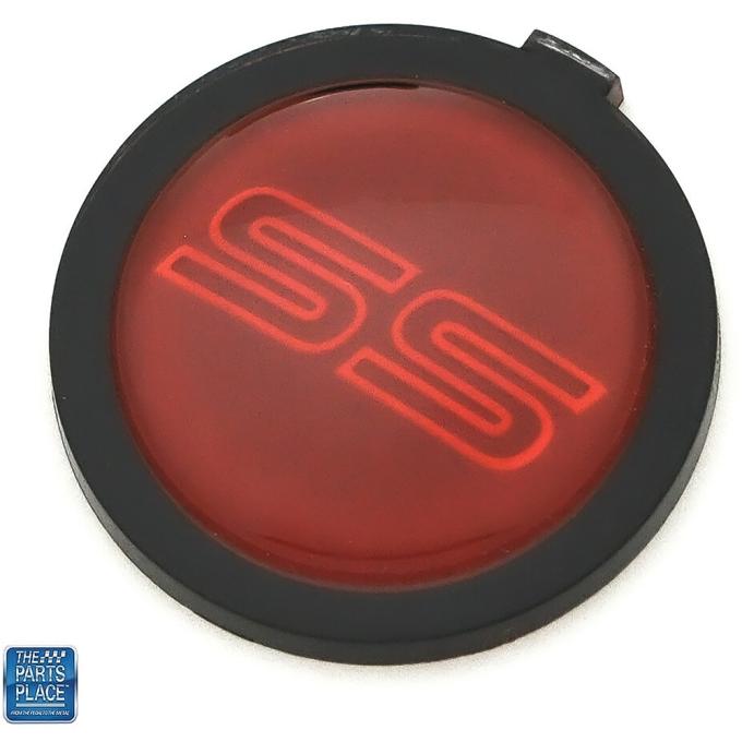 OER 1985-88 Various GM Vehicles, Horn Cap Emblem, Red/Orange S.S. GM# 14080697