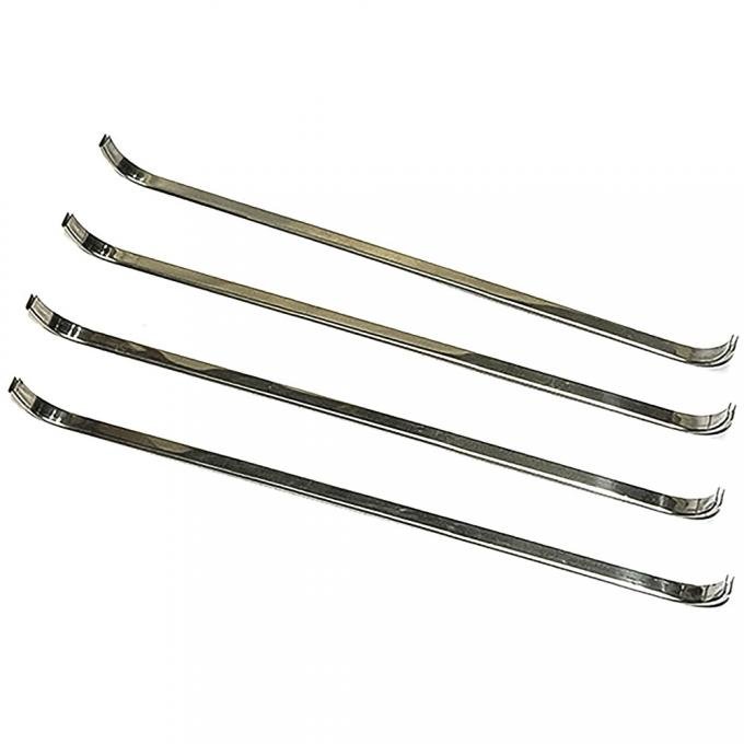 OER 1968 Oldsmobile Cutlass, 442, F85, Under Bumper Scoop Molding Set, 4-Piece Set CW1769T