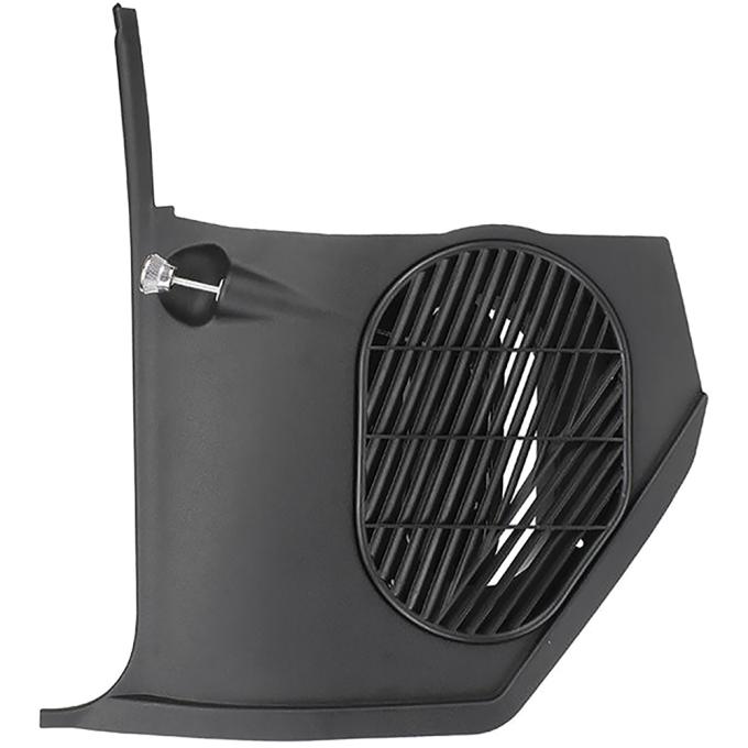 1967 Chevelle, El Camino, GTO, Tempest, LeMans, Skylark, Cutlass, 442, F85, Kick Panel, LH, Models Without Air Conditioning, Black, Paint to Match Interior Color