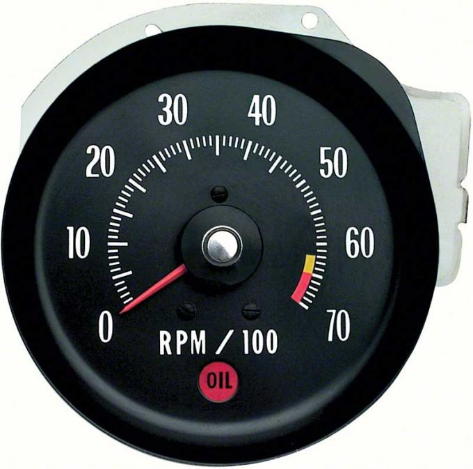 OER 1971 Chevelle SS/Monte Carlo SS Tachometer 6500 RPM Red Line 5657407
