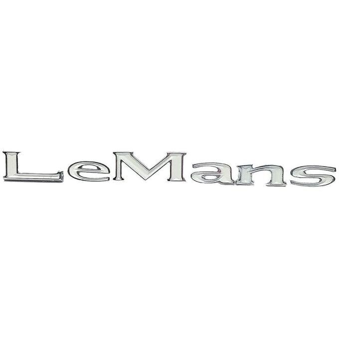 1967-69 Pontiac Lemans, Quarter Panel or Front Fender Emblem, LeMans Letter Set, 6-Pieces, LH or RH
