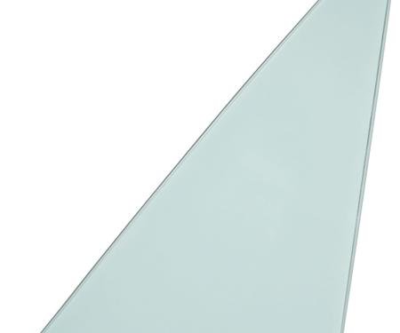 1968-69 Chevrolet Chevelle 300, 1968-72 Buick Special, Skylark, Olds F85, Cutlass, 442, Pontiac GTO, Tempest, LeMans, 2 Door Sedan, Vent Window Glass, LH, Light Green Tint