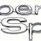1967 Chevelle, El Camino, "Super Sport" Quarter Panel Emblems, Pair, GM Licensed