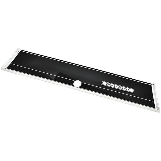 OER 1966 Chevrolet Chevelle SS, El Camino SS, Glove Box Bezel, With Super Sport Logo 3891437